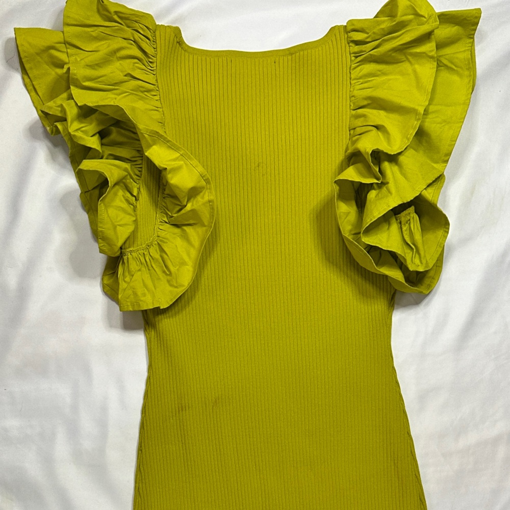 Lime Green Pencil Dress